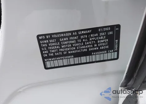 2023 Volkswagen Arteon 2.0T Sel R-Line из США, поврежденный, VIN WVWAR7AN7PE009658